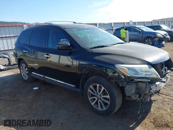 2014 Nissan Pathfinder SL with VIN 5N1AR2MM9EC729747, listed as a IAAI auction lot 42433221 with 172,685 mi miles and . Bid and sale history available at DreamBid. Image 1.