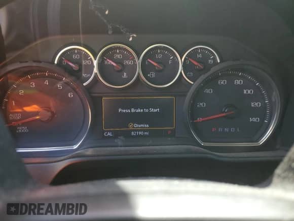 2019 Chevrolet Silverado 1500 RST with VIN 1GCRWDEK0KZ258069, listed as a Copart auction lot 68341754 with 82,190 mi miles and Salvage title. Bid and sale history available at DreamBid. Image 9.