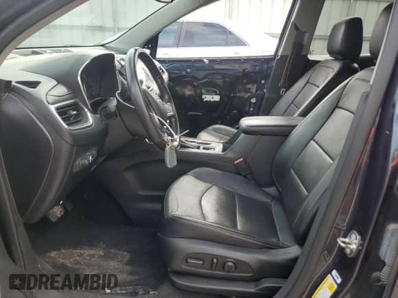 2018 Chevrolet Equinox Premier with VIN 3GNAXVEV5JS622287, listed as a Copart auction lot 80082095 with 98,489 mi miles and Salvage title. Bid and sale history available at DreamBid. Image 7.