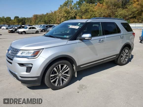 2018 Ford Explorer Platinum с VIN 1FM5K8HT9JGC23770, выставлен на аукционе Copart как лот 80616445 с пробегом 89 596 миль миль и Списание • Salvage title. История ставок и продаж доступна на DreamBid. Изображение 1.