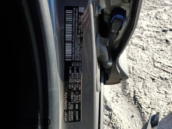 2023 Dodge Hornet GT Plus с VIN ZACNDFBNXP3A05790, выставлен на аукционе Copart как лот 83678164 с пробегом 31 416 миль миль и Чистый • Clean title. История ставок и продаж доступна на DreamBid. Изображение 13.