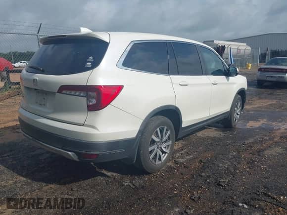 2019 Honda Pilot EX-L with VIN 5FNYF5H54KB001588, listed as a IAAI auction lot 42472595 with 150,254 mi miles and . Bid and sale history available at DreamBid. Image 4.