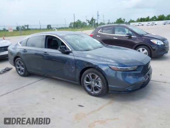 2024 Honda Accord EX-L z VIN 1HGCY2F60RA031383, wystawiony jako IAAI lot #42665989 z przebiegiem 14 366 mil mil oraz . Historia ofert i sprzedaży dostępna na DreamBid. Obrazek 1.