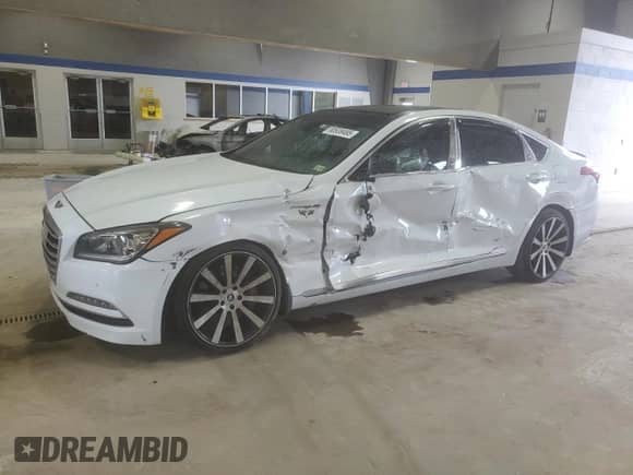 2015 Hyundai Genesis 5.0L с VIN KMHGN4JF1FU057265, выставлен на аукционе Copart как лот 80939495 с пробегом Не указан миль и Списание • Salvage title. История ставок и продаж доступна на DreamBid. Изображение 1.
