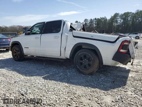 2022 Ram 1500 Rebel z VIN 1C6SRFLM7NN131895, wystawiony jako Copart lot #48122655 z przebiegiem 51 211 mil mil oraz Szkoda całkowita • Salvage title. Historia ofert i sprzedaży dostępna na DreamBid. Obrazek 2.