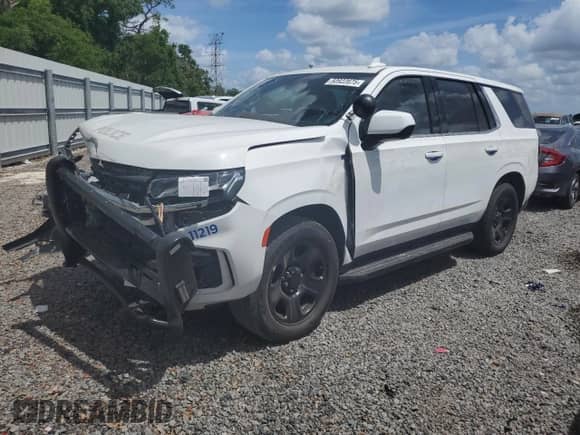 2022 Chevrolet Tahoe Commercial with VIN 1GNSCLEDXNR165867, listed as a Copart auction lot 50922675 with 46,151 mi miles and Non repairable. Bid and sale history available at DreamBid. Image 1.