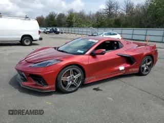 2023 Chevrolet Corvette 2LT с VIN 1G1YB3D42P5128399, выставлен на аукционе Copart как лот 67833154 с пробегом 2 860 миль миль и Списание • Salvage title. История ставок и продаж доступна на DreamBid. Изображение 1.