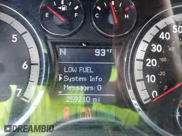2009 Dodge 1500 SLT with VIN 1D3HB18P19S745742, listed as a IAAI auction lot 42761095 with 259,210 mi miles and . Bid and sale history available at DreamBid. Image 15.
