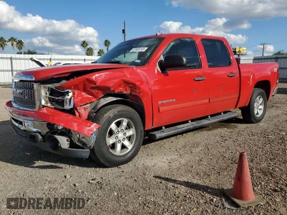 2011 GMC Sierra 1500 SLE with VIN 3GTP2VE34BG132914, listed as a Copart auction lot 87406105 with 211,664 mi miles and Salvage title. Bid and sale history available at DreamBid. Image 1.