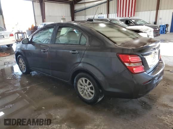 2017 Chevrolet Sonic LS with VIN 1G1JB5SG5H4175668, listed as a Copart auction lot 80261395 with 103,600 mi miles and Salvage title. Bid and sale history available at DreamBid. Image 2.