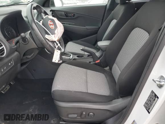 2021 Hyundai Kona Night Edition with VIN KM8K6CA51MU669598, listed as a Copart auction lot 42769635 with 57,329 mi miles and Salvage title. Bid and sale history available at DreamBid. Image 7.
