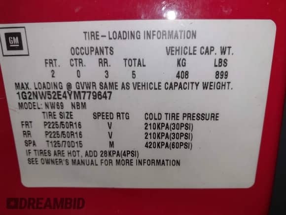 2000 Pontiac Grand Am GT z VIN 1G2NW52E4YM779647, wystawiony jako IAAI lot #42769292 z przebiegiem 200 419 mil mil oraz . Historia ofert i sprzedaży dostępna na DreamBid. Obrazek 9.