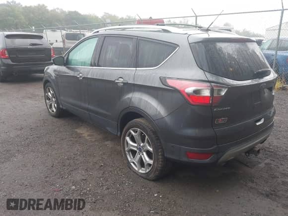 2017 Ford Escape Titanium with VIN 1FMCU9J93HUA89369, listed as a IAAI auction lot 43234896 with 119,278 mi miles and . Bid and sale history available at DreamBid. Image 3.