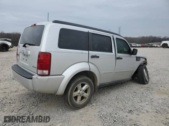 2008 Dodge Nitro SLT with VIN 1D8GU58K28W252977, listed as a Copart auction lot 47455585 with 123,425 mi miles and Salvage title. Bid and sale history available at DreamBid. Image 3.