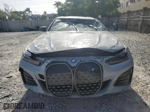 2024 BMW i4 eDrive40 with VIN WBY73AW05RFT21513, listed as a Copart auction lot 66119785 with 15,130 mi miles and Salvage title. Bid and sale history available at DreamBid. Image 5.