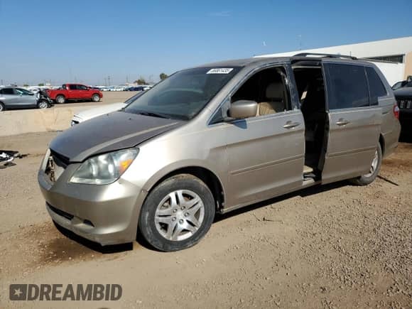 2007 Honda Odyssey EX-L с VIN 5FNRL387X7B117775, выставлен на аукционе Copart как лот 86861435 с пробегом 158 719 миль миль и Чистый • Clean title. История ставок и продаж доступна на DreamBid. Изображение 1.