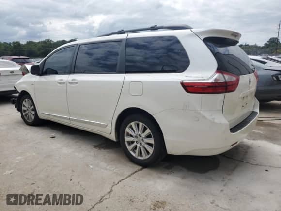 2017 Toyota Sienna XLE with VIN 5TDDZ3DC8HS178602, listed as a Copart auction lot 69985865 with 95,307 mi miles and Non repairable. Bid and sale history available at DreamBid. Image 2.