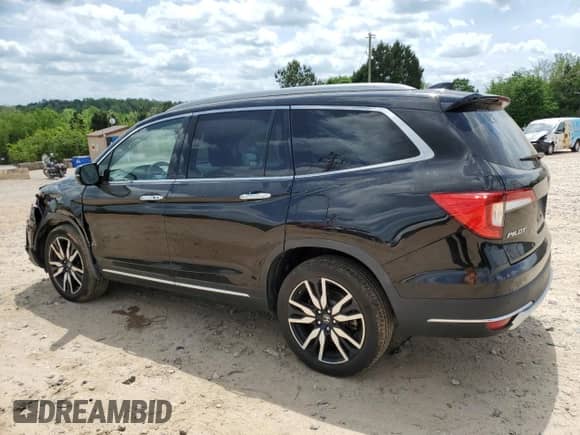 2020 Honda Pilot Touring 8-Passenger with VIN 5FNYF5H92LB025277, listed as a Copart auction lot 53526255 with 37,273 mi miles and Salvage title. Bid and sale history available at DreamBid. Image 2.