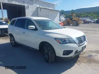 2017 Nissan Pathfinder SL with VIN 5N1DR2MM8HC656730, listed as a IAAI auction lot 43080726 with 90,385 mi miles and . Bid and sale history available at DreamBid. Image 1.