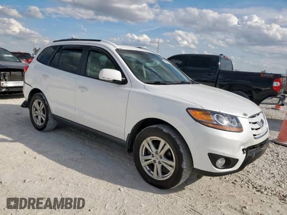 2011 Hyundai Santa Fe Limited with VIN 5XYZK3AB6BG023489, listed as a Copart auction lot 84618865 with 161,501 mi miles and Salvage title. Bid and sale history available at DreamBid. Image 4.