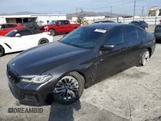 2021 BMW 5 Series 530i with VIN WBA53BH06MCF47047, listed as a Copart auction lot 70920935 with 104,172 mi miles and Salvage title. Bid and sale history available at DreamBid. Image 1.