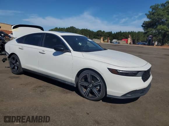 2023 Honda Accord Sport with VIN 1HGCY2F5XPA009119, listed as a Copart auction lot 81145185 with Not provided miles and Salvage title. Bid and sale history available at DreamBid. Image 4.