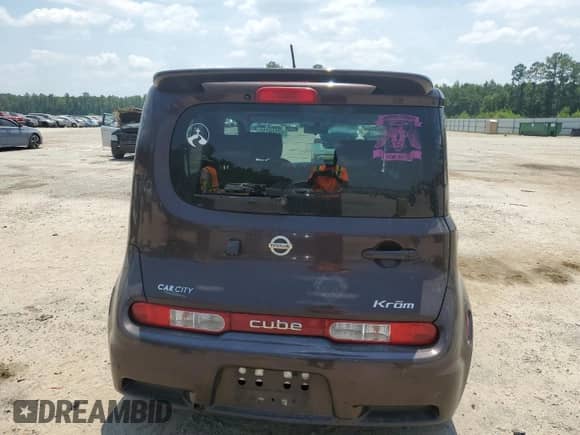 2010 Nissan Cube S Krom Edition with VIN JN8AZ2KR2AT165344, listed as a Copart auction lot 62349735 with 184,353 mi miles and Salvage title. Bid and sale history available at DreamBid. Image 6.