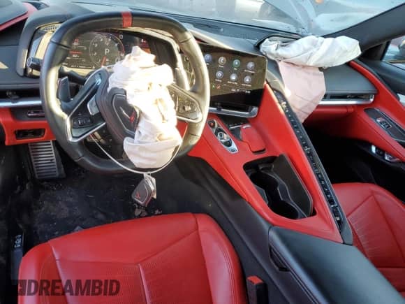 2020 Chevrolet Corvette 3LT with VIN 1G1Y83D40L5119127, listed as a Copart auction lot 88551275 with 9,148 mi miles and Salvage title. Bid and sale history available at DreamBid. Image 8.
