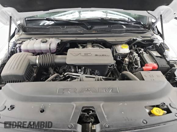 2025 Ram 1500 Tradesman with VIN 1C6RRFGG4SN674216, listed as a Copart auction lot 63827245 with 2,458 mi miles and Clean title. Bid and sale history available at DreamBid. Image 11.