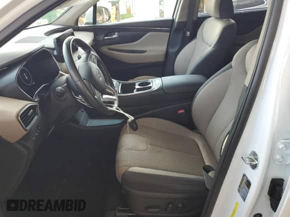 2022 Hyundai Santa Fe XRT with VIN 5NMS64AJ3NH406223, listed as a Copart auction lot 70181555 with 55,608 mi miles and Salvage title. Bid and sale history available at DreamBid. Image 7.