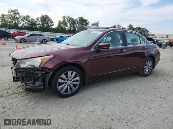 2011 Honda Accord EX with VIN 1HGCP2F7XBA078244, listed as a Copart auction lot 80575175 with 285,224 mi miles and Salvage title. Bid and sale history available at DreamBid. Image 1.