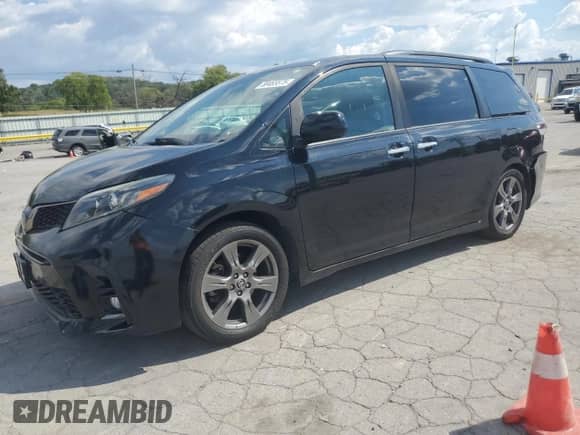 2018 Toyota Sienna SE z VIN 5TDXZ3DC1JS961229, wystawiony jako Copart lot #80465575 z przebiegiem 116 464 mil mil oraz Szkoda całkowita • Salvage title. Historia ofert i sprzedaży dostępna na DreamBid. Obrazek 1.