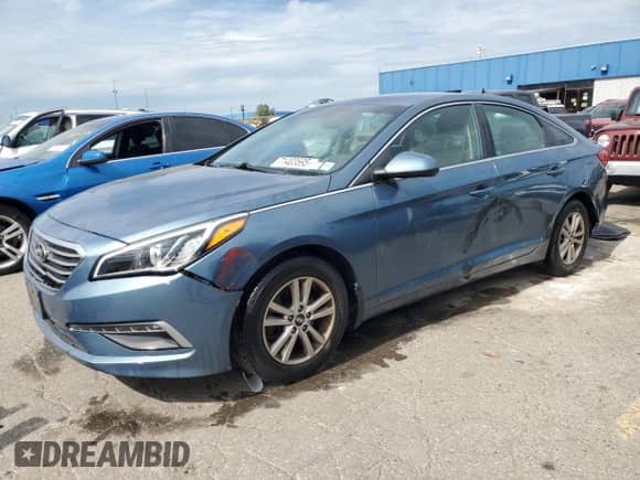 2015 Hyundai Sonata SE с VIN 5NPE24AF1FH208846, выставлен на аукционе Copart как лот 71403595 с пробегом 84 278 миль миль и Списание • Salvage title. История ставок и продаж доступна на DreamBid. Изображение 1.