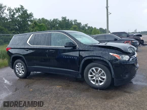 2019 Chevrolet Traverse LS with VIN 1GNERFKW8KJ314399, listed as a IAAI auction lot 43081660 with 113,164 mi miles and . Bid and sale history available at DreamBid. Image 13.