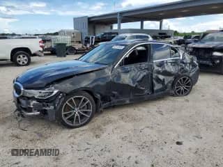 2020 BMW 3 Series 330i with VIN WBA5R1C05LFH38374, listed as a Copart auction lot 82173335 with 106,385 mi miles and Clean title. Bid and sale history available at DreamBid. Image 1.