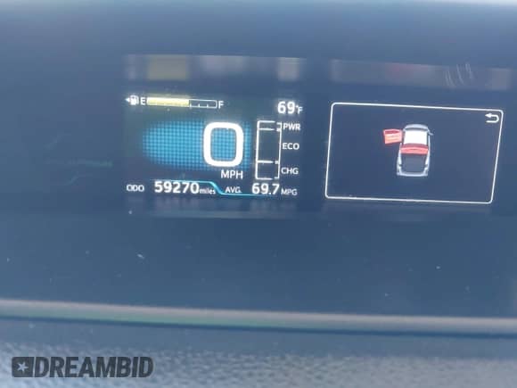 2018 Toyota Prius Plus z VIN JTDKARFP9J3078890, wystawiony jako IAAI lot #42617146 z przebiegiem 59 270 mil mil oraz . Historia ofert i sprzedaży dostępna na DreamBid. Obrazek 16.