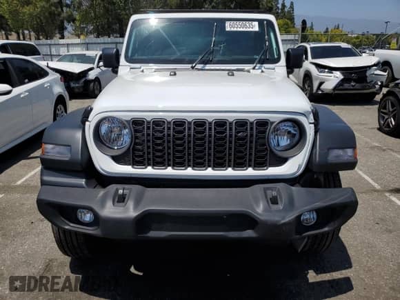 2025 Jeep Wrangler Sport с VIN 1C4PJXAN2SW576316, выставлен на аукционе Copart как лот 60550635 с пробегом 1 730 миль миль и Списание • Salvage title. История ставок и продаж доступна на DreamBid. Изображение 5.