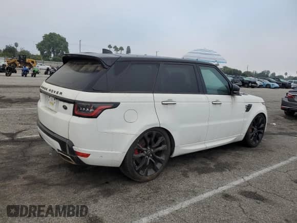 2022 Land Rover Range Rover Sport HST с VIN SALWS2RUXNA230645, выставлен на аукционе Copart как лот 72059045 с пробегом Не указан миль и Списание • Salvage title. История ставок и продаж доступна на DreamBid. Изображение 3.