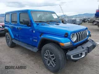 2024 Jeep Wrangler Sahara с VIN 1C4PJXEG0RW344058, выставлен на аукционе IAAI как лот 42261013 с пробегом 20 040 миль миль и . История ставок и продаж доступна на DreamBid. Изображение 1.