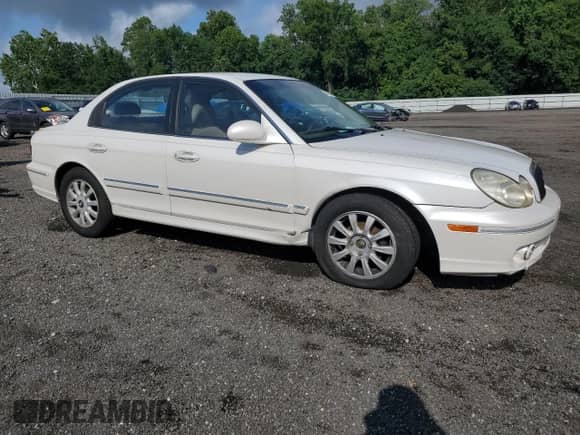 2003 Hyundai Sonata GLS with VIN KMHWF35H23A873106, listed as a Copart auction lot 64790315 with 164,238 mi miles and Salvage title. Bid and sale history available at DreamBid. Image 4.