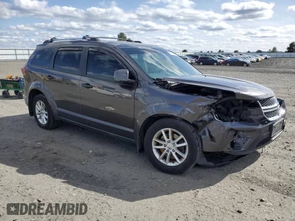 2017 Dodge Journey GT with VIN 3C4PDDFG0HT608596, listed as a Copart auction lot 52726835 with 79,765 mi miles and Salvage title. Bid and sale history available at DreamBid. Image 4.