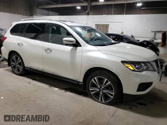 2017 Nissan Pathfinder S with VIN 5N1DR2MM8HC674760, listed as a Copart auction lot 89443915 with 110,649 mi miles and Clean title. Bid and sale history available at DreamBid. Image 4.
