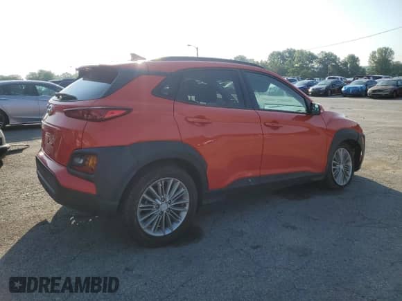 2019 Hyundai Kona SEL with VIN KM8K62AA7KU357869, listed as a Copart auction lot 62350505 with 62,688 mi miles and Salvage title. Bid and sale history available at DreamBid. Image 3.