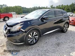 2018 Nissan Murano Platinum z VIN 5N1AZ2MGXJN188944, wystawiony jako Copart lot #65290325 z przebiegiem 84 071 mil mil oraz Czysty tytuł • Clean title. Historia ofert i sprzedaży dostępna na DreamBid. Obrazek 1.