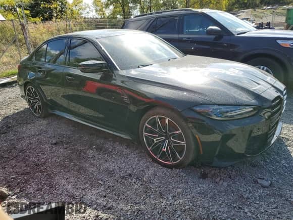 2022 BMW M3 с VIN WBS53AY0XNFL73101, выставлен на аукционе Copart как лот 80059904 с пробегом 12 889 миль миль и Списание • Salvage title. История ставок и продаж доступна на DreamBid. Изображение 4.