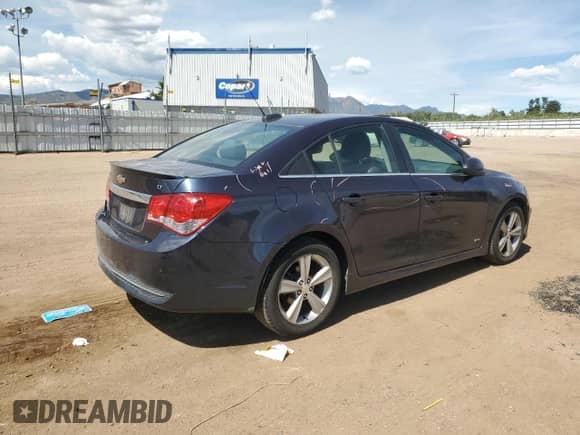 2016 Chevrolet Cruze LT with VIN 1G1PF5SB5G7134828, listed as a Copart auction lot 71736125 with 93,220 mi miles and Salvage title. Bid and sale history available at DreamBid. Image 3.