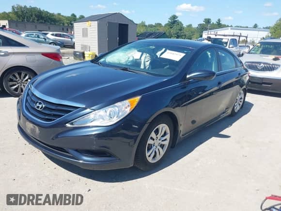 2012 Hyundai Sonata GLS with VIN 5NPEB4AC5CH403625, listed as a IAAI auction lot 43182975 with 48,406 mi miles and . Bid and sale history available at DreamBid. Image 2.