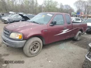 1998 Ford F-150 with VIN 1FTZX1727WNB55284, listed as a Copart auction lot 51781465 with 258,600 mi miles and Salvage title. Bid and sale history available at DreamBid. Image 1.