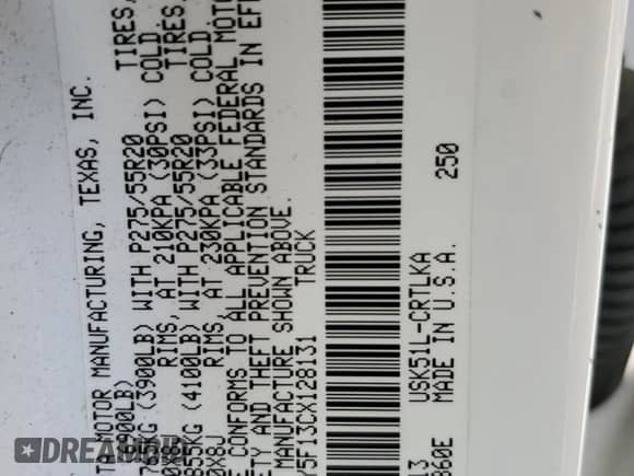 2012 Toyota Tundra Limited z VIN 5TFSY5F13CX128131, wystawiony jako Copart lot #78947464 z przebiegiem 132 206 mil mil oraz Szkoda całkowita • Salvage title. Historia ofert i sprzedaży dostępna na DreamBid. Obrazek 13.