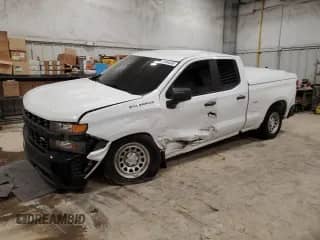 2019 Chevrolet Silverado 1500 Work Truck z VIN 1GCRWAEH2KZ251255, wystawiony jako Copart lot #51864085 z przebiegiem 88 823 mil mil oraz Nie do naprawy • Non repairable. Historia ofert i sprzedaży dostępna na DreamBid. Obrazek 1.